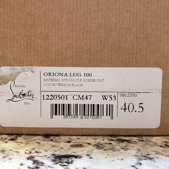 NEW Christian Louboutin Oriona Lug Quilted Bootie size 40.5 - Picture 14 of 14